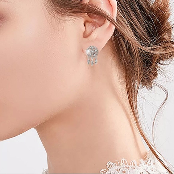 Dreamcatcher Stud Earrings Personalized Dreamcatcher Earrings Jewelry For Women - Picture 16 of 16